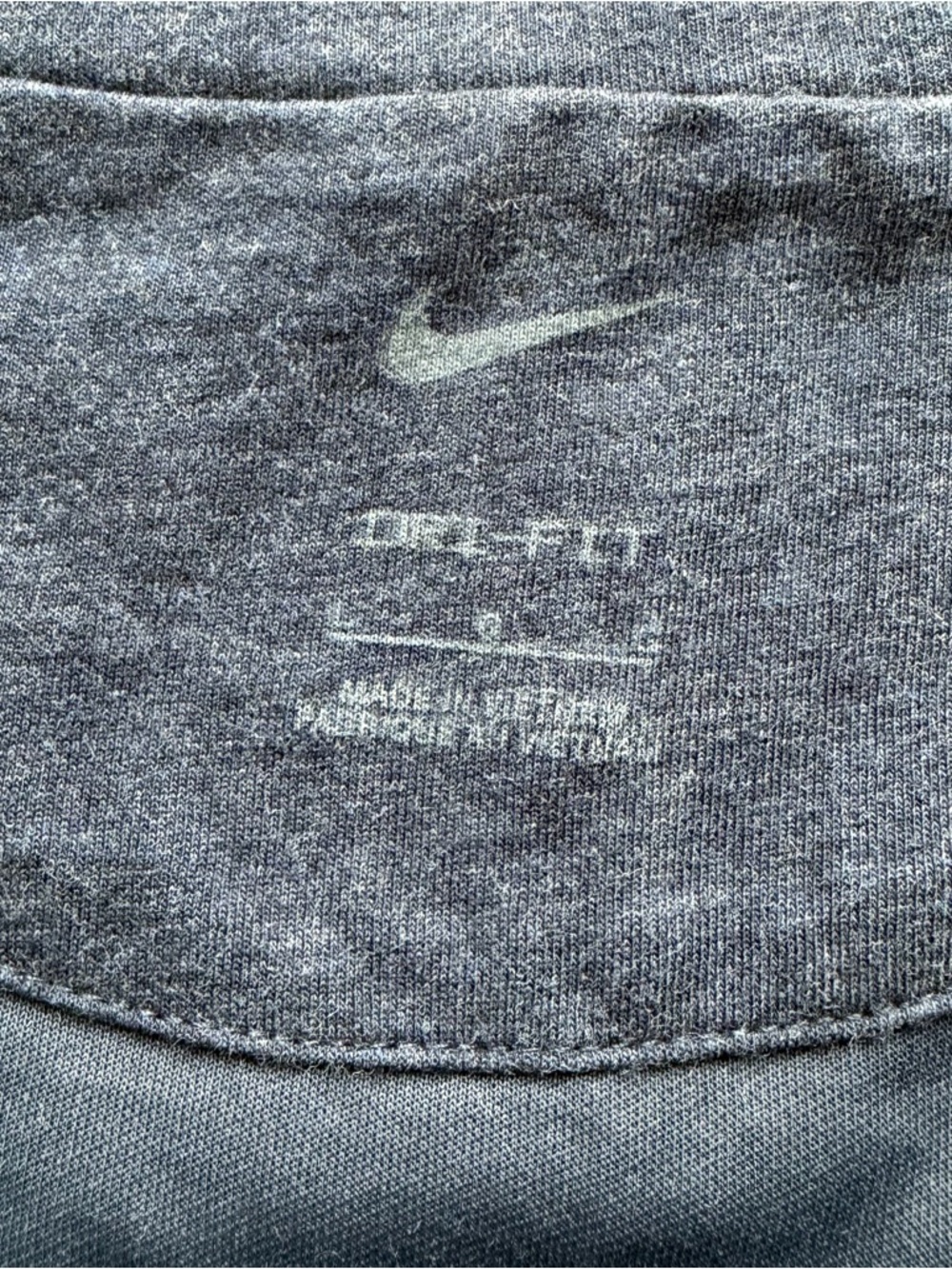 Nike Men’s Training Dri-fit Tank Top Size L Embroidered Blue Workouts Gym - Picture 4 of 6